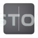 Кнопка Ajax SoloButton (2-gang) graphite для двоклавішного вимикача Кнопка Ajax SoloButton (2-gang) graphite для двоклавішного вимикача