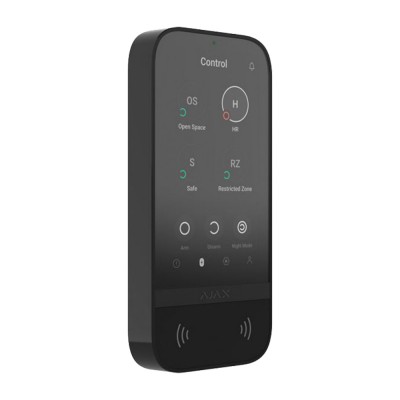Клавіатура Ajax KeyPad TouchScreen black бездротова з сенсорним екраном Клавіатура Ajax KeyPad TouchScreen black бездротова з сенсорним екраном