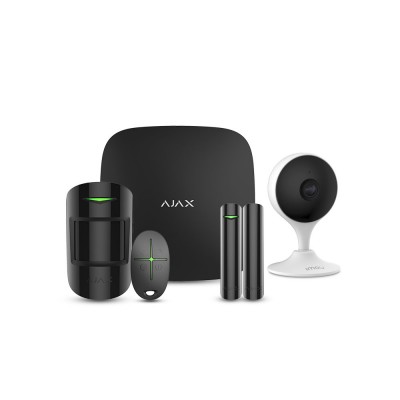 Комплект бездротової сигналізації Ajax StarterKit black + IP-відеокамера 3 Мп IMOU Cue 2 (IPC-C32EP) (2.8мм) з Wi-Fi Комплект бездротової сигналізації Ajax StarterKit black + IP-відеокамера 3 Мп IMOU Cue 2 (IPC-C32EP) (2.8мм) з Wi-Fi