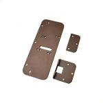 Комплект деталей для металлопластиковых дверей (медь)