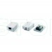 Розетка комп'ютерна 1-портова RJ45 UTP cat.6e Hypernet MB-UTP6-1 зовнішня накладна