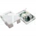 Розетка Kingda 1хRJ45 UTP белая