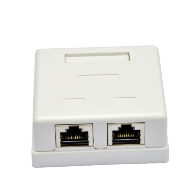 Розетка наружная EPNew 2хSTP, кат. 6, RJ45 Розетка наружная EPNew 2хSTP, кат. 6, RJ45