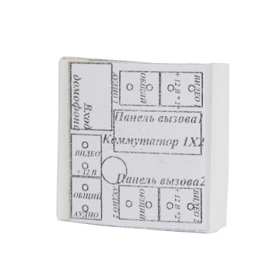 Комутатор відеопанелей СОМ 1x2 (без живлення) Комутатор відеопанелей СОМ 1x2 (без живлення)