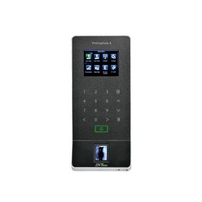 Биометрический терминал ZKTeco PROCAPTURE-X Wi-Fi со считывателем отпечатка пальца, карт EM-Marine, с Wi-Fi Биометрический терминал ZKTeco PROCAPTURE-X Wi-Fi со считывателем отпечатка пальца, карт EM-Marine, с Wi-Fi