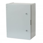 Щит ERKA 024 400 x 500 x 210 мм з монтажною панеллю і опаловими дверцятами