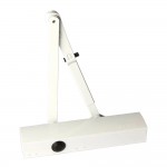 Доводчик Geze TS-4000 с коленной тягой H.О. (белый) Доводчик Geze TS-4000 с коленной тягой H.О. (белый)