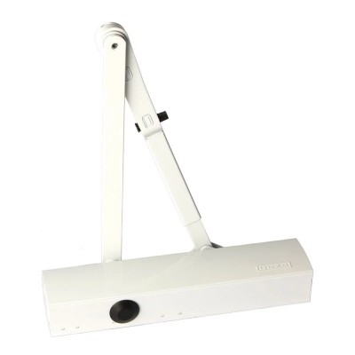 Доводчик Geze TS-4000 с коленной тягой H.О. (белый) Доводчик Geze TS-4000 с коленной тягой H.О. (белый)