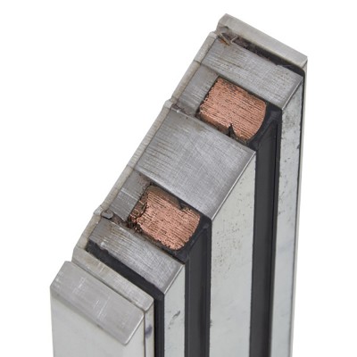 Електромагнітний замок Yli Electronic YM-350 з куточком монтажним Yli Electronic MBK-350ZL