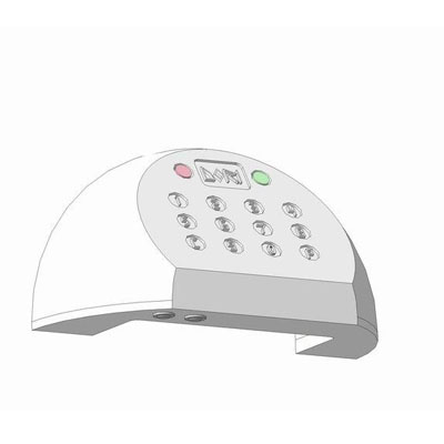 Замок DORI-4 (Мушля білий)