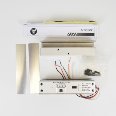 Замок ригеля YB-500U (LED) на скляні двері без рами