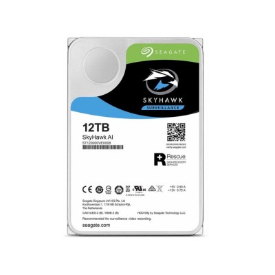 Жорсткий диск 12TB Seagate SkyHawk AI ST12000VE0008 для відеоспостереження