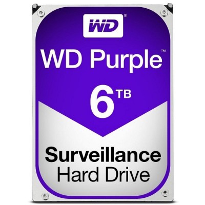 Жесткий диск 6TB Western Digital WD60PURZ для видеонаблюдения