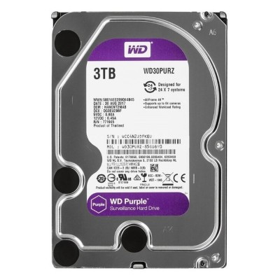 Жесткий диск 3TB Western Digital WD30PURZ для видеонаблюдения