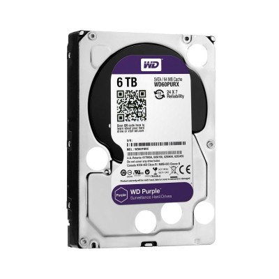 Жесткий диск 6TB Western Digital WD60PURX для видеонаблюдения