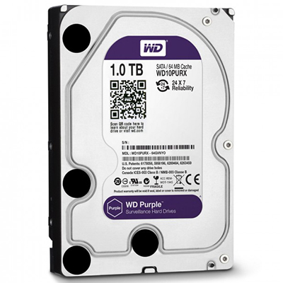 Жесткий диск Western Digital Purple 1TB WD10PURX