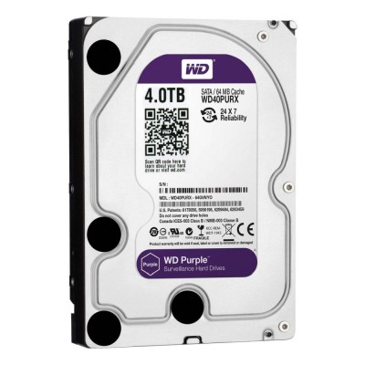 Жесткий диск 4TB Western Digital WD40PURX для видеонаблюдения