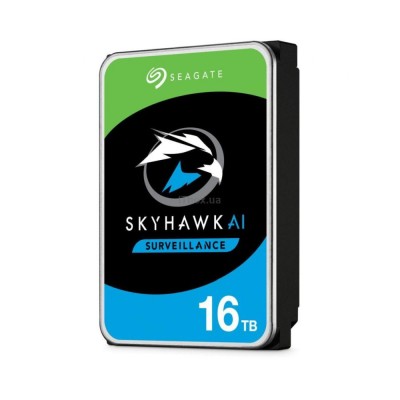 Жорсткий диск 16TB Seagate SkyHawk AI ST16000VE002 для відеоспостереження