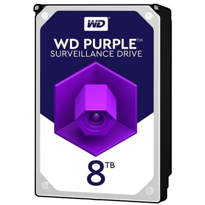 Жесткий диск 8TB Western Digital WD82PURX для видеонаблюдения