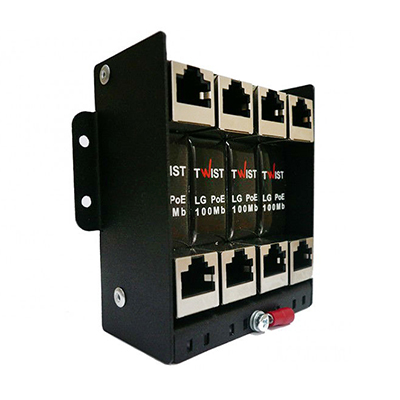 Металевий корпус для монтажу 4 набірних модулів грозозахисту TWIST LG-4-RACK Металевий корпус для монтажу 4 набірних модулів грозозахисту TWIST LG-4-RACK