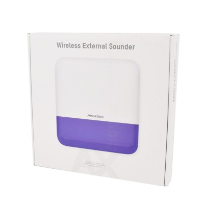 Бездротова вулична сирена Hikvision DS-PS1-E-WE-Blue AX PRO