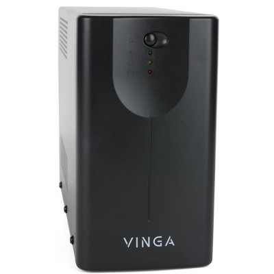Источник бесперебойного питания Vinga VPE-600MU 600ВА / 360 Вт с LED-индикацией с USB в металлическом корпусе