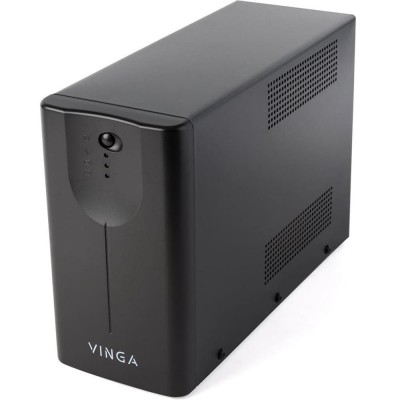 Источник бесперебойного питания Vinga VPE-600MU 600ВА / 360 Вт с LED-индикацией с USB в металлическом корпусе