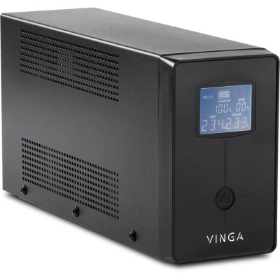 Источник бесперебойного питания Vinga VPC-1200MU 1200ВА / 720 Вт с LCD-дисплеем с USB в металлическом корпусе Источник бесперебойного питания Vinga VPC-1200MU 1200ВА / 720 Вт с LCD-дисплеем с USB в металлическом корпусе