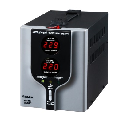 Стабілізатор напруги Gemix RDX-500 Стабілізатор напруги Gemix RDX-500