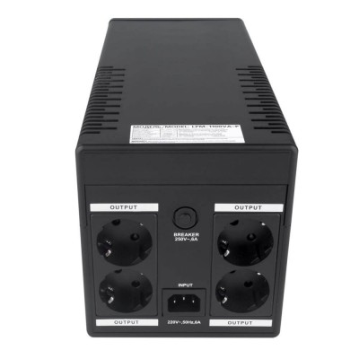 Джерело безперебійного живлення LogicPower LPM-1100VA-P 1100ВА / 770Вт лінійно-інтерактивне