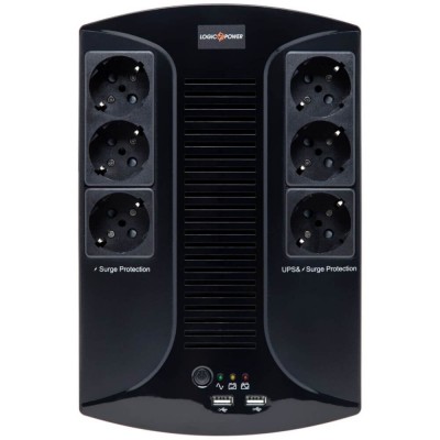 Источник бесперебойного питания Logicpower LP 850VA-6PS (510W) линейно-интерактивный