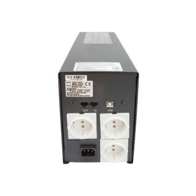 Джерело безперебійного живлення Powercom BNT-1000AP Schuko 1000ВА/600Вт лінійно-інтерактивний