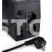 Джерело безперебійного живлення Vinga VPC-800PU 800ВА / 480 Вт з LCD-дисплеєм з USB у пластиковому корпусі