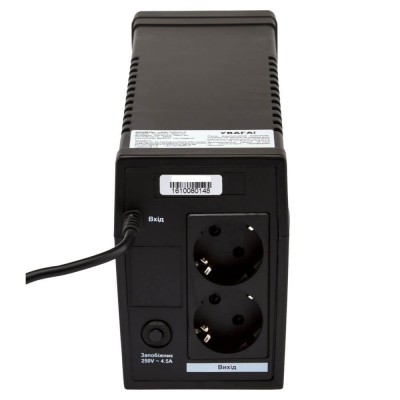 Джерело безперебійного живлення LogicPower LPM-825VA-P 825ВА / 577Вт лінійно-інтерактивне Джерело безперебійного живлення LogicPower LPM-825VA-P 825ВА / 577Вт лінійно-інтерактивне