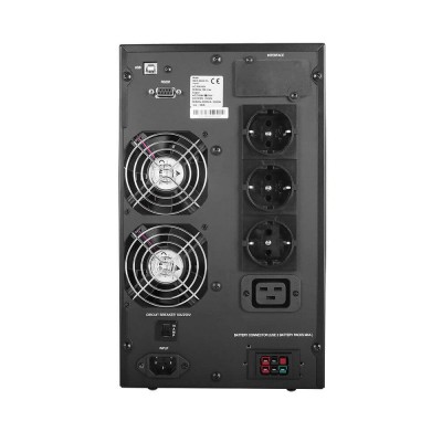 Источник бесперебойного питания Powercom MAC-2000 Schuko 2000ВА / 2000Вт онлайн с чистой синусоидой Источник бесперебойного питания Powercom MAC-2000 Schuko 2000ВА / 2000Вт онлайн с чистой синусоидой