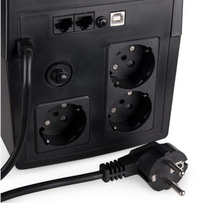 Источник бесперебойного питания Vinga VPC-1200PU 1200ВА / 720 Вт с LCD-дисплеем с USB в пластиковом корпусе Источник бесперебойного питания Vinga VPC-1200PU 1200ВА / 720 Вт с LCD-дисплеем с USB в пластиковом корпусе