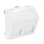 Информационная панель угловая OBO Bettermann 45 х 45 мм 2 RJ45 пустая белая Информационная панель угловая OBO Bettermann 45 х 45 мм 2 RJ45 пустая белая