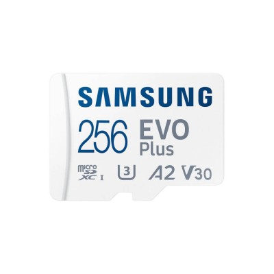Карта памяти Samsung 256GB microSDXC C10 UHS-I U3 R130/W90MB/s Evo Plus + SD адаптер (MB-MC256KA/RU) Карта памяти Samsung 256GB microSDXC C10 UHS-I U3 R130/W90MB/s Evo Plus + SD адаптер (MB-MC256KA/RU)