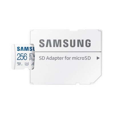 Карта памяти Samsung 256GB microSDXC C10 UHS-I U3 R130/W90MB/s Evo Plus + SD адаптер (MB-MC256KA/RU) Карта памяти Samsung 256GB microSDXC C10 UHS-I U3 R130/W90MB/s Evo Plus + SD адаптер (MB-MC256KA/RU)