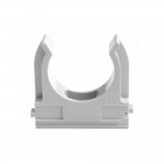 Клипса для гофры 32 мм (50 шт/уп) серая