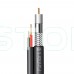 Абонентский коаксиальный кабель FinMark F5967BVcu 2x0.75 POWER с токоведущими проводниками (черный, 305 м)
