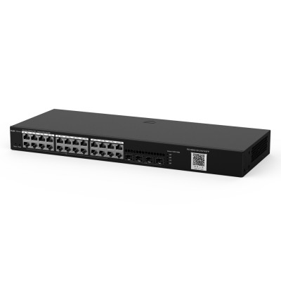 Комутатор Ruijie Reyee RG-NBS3100-24GT4SFP керований 28-портовий без PoE Комутатор Ruijie Reyee RG-NBS3100-24GT4SFP керований 28-портовий без PoE