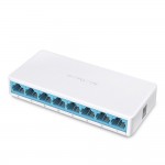 Коммутатор на 8 портов MERCUSYS 10/100/MS108 некерований Коммутатор на 8 портов MERCUSYS 10/100/MS108 некерований