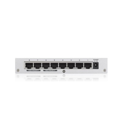 Комутатор на 8 портів ZyXEL GS-108B v3 (GS-108BV3-EU0101F) в металевому корпусі