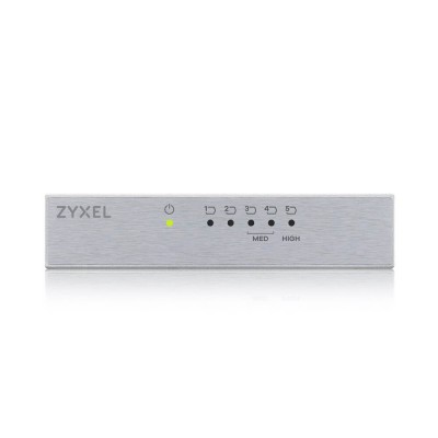 Комутатор на 5 портів ZyXEL GS-105B v3 (GS-105BV3-EU0101F) в металевому копусі Комутатор на 5 портів ZyXEL GS-105B v3 (GS-105BV3-EU0101F) в металевому копусі
