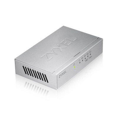 Комутатор на 5 портів ZyXEL GS-105B v3 (GS-105BV3-EU0101F) в металевому копусі Комутатор на 5 портів ZyXEL GS-105B v3 (GS-105BV3-EU0101F) в металевому копусі