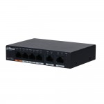 Неуправляемый гигабитный PoE коммутатор Dahua PFS3006-4GT-60 с 4 портами PoE