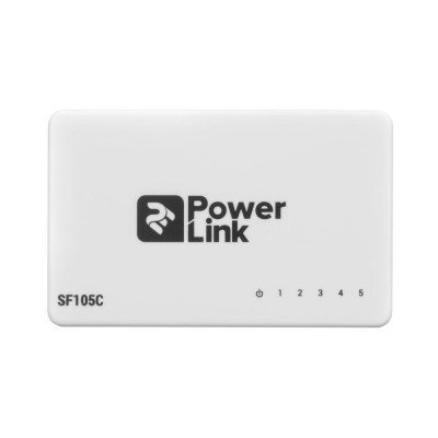 Мережевий комутатор на 5 портів 10/100 Мбіт/с 2E PowerLink SF105C некерований
