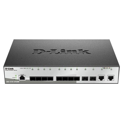 Комутатор D-Link DGS-1210-12TS/ME 10xSFP(1G), 2x1GE керований Комутатор D-Link DGS-1210-12TS/ME 10xSFP(1G), 2x1GE керований