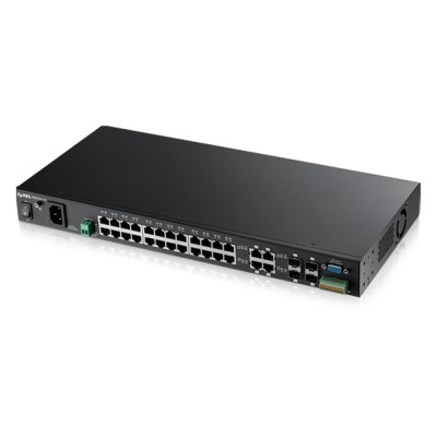 Комутатор ZyXEL MGS3520-28-L2 гігабітний 28-портовий з функцією заряду АКБ Комутатор ZyXEL MGS3520-28-L2 гігабітний 28-портовий з функцією заряду АКБ